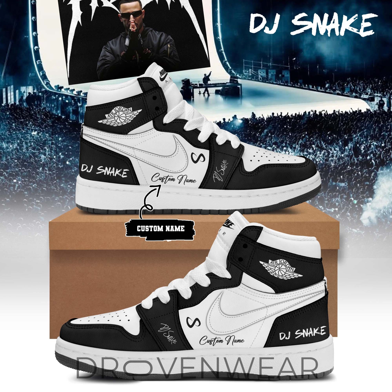 DJ Snake European Shows 2026 Air Jordan 1 Sneakers DJ Snake European Shows 2026 Air Jordan 1 Sneakers