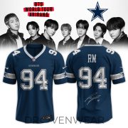 Dallas Cowboys BTS Global Tour 2026 Crossover Football Jersey - Image 3