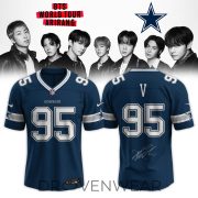 Dallas Cowboys BTS Global Tour 2026 Crossover Football Jersey - Image 4