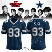 Dallas Cowboys BTS Global Tour 2026 Crossover Football Jersey - Image 6