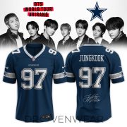 Dallas Cowboys BTS Global Tour 2026 Crossover Football Jersey - Image 7