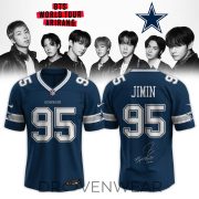Dallas Cowboys BTS Global Tour 2026 Crossover Football Jersey - Image 8