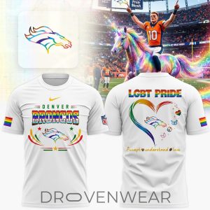Denver Broncos Pride Month 2026 Love Acceptance TShirt by Drovenwear.com
