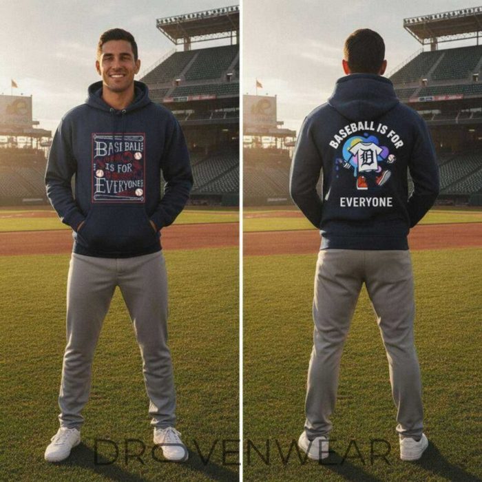 Detroit Tigers 2026 Baseball Is For Everyone Special Hoodie - Image 2