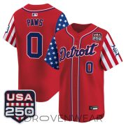 Detroit Tigers America 250 Celebration Baseball Jersey - Image 2