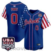 Detroit Tigers America 250 Celebration Baseball Jersey - Image 3