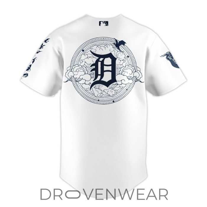 Detroit Tigers Fourth Wing Night 2026 Comerica Park Special Baseball Jersey - Image 3