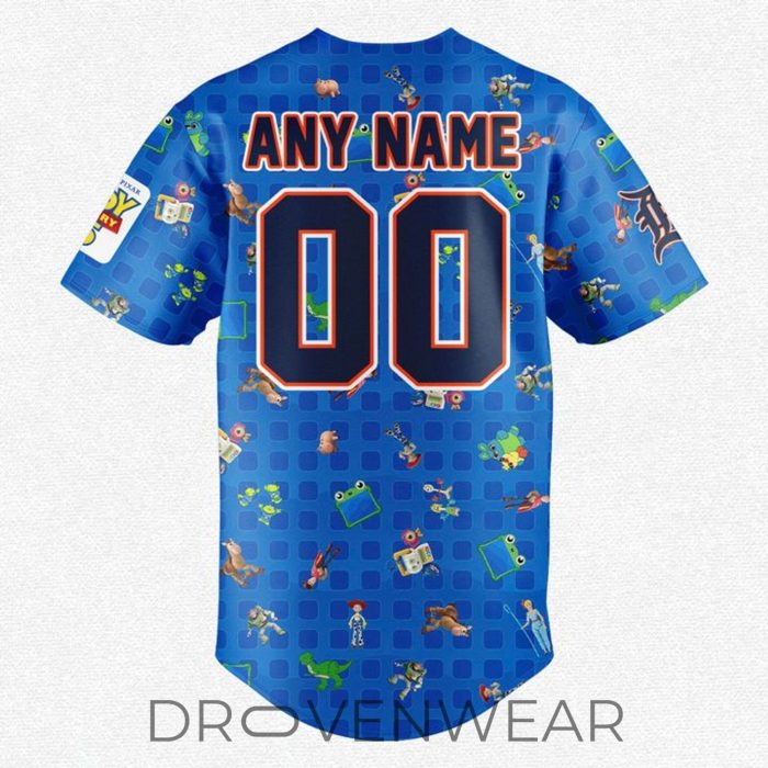 Detroit Tigers Toy Story 5 Day 2026 Limited Edition Baseball Jersey - Image 3