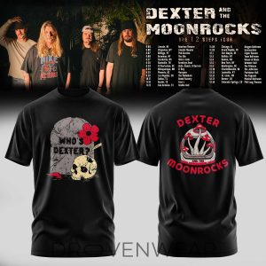 Dexter The Moonrocks 12 Step Tour 2026 Tee V2 by Drovenwear.com