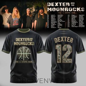 Dexter The Moonrocks 12 Step Tour 2026 Tee V4 by Drovenwear.com