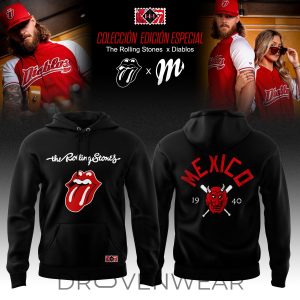 Diablos Rojos del Mxico x The Rolling Stones Collector Hoodie by Drovenwear.com