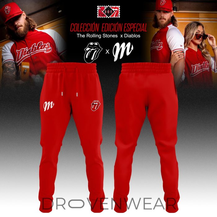 Diablos Rojos del México x The Rolling Stones Special Edition Baseball Jersey - Image 3