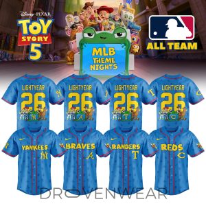 Disney Pixar Toy Story 5 MLB Theme Night Exclusive Jersey V3 by Drovenwear.com