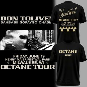 Don Toliver OCTANE Tour Milwaukee Concert Shirt 2026 by Drovenwear.com