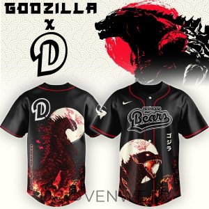 Doosan Bears x Godzilla Minus One Special Baseball Jersey by Drovenwear.com
