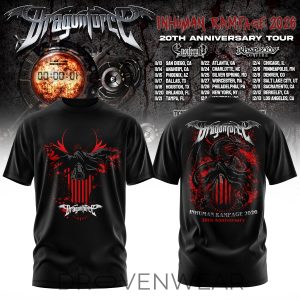 DragonForce Inhuman Rampage Collector Tee Version 4 by Drovenwear.com