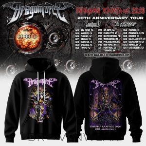DragonForce Inhuman Rampage Fan Hoodie Version 3 by Drovenwear.com