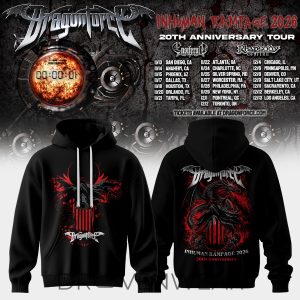 DragonForce Inhuman Rampage Special Hoodie Version 2 by Drovenwear.com