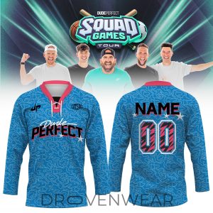 Dude Perfect Squad Games Tour 2026 Hockey Fan Jersey by Drovenwear.com
