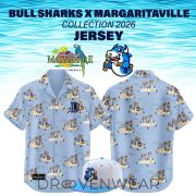 Durham Bulls Bull Sharks x Margaritaville 2026 Hawaiian Shirt