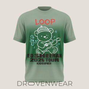 Ed Sheeran Loop Tour Teddy Graphic Shirt 2026 by Drovenwear.com