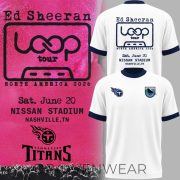 Ed Sheeran Loop Tour x Tennessee Titans 2026 Limited Edition Shirt