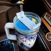 Eeyore Winnie The Pooh Sleepy Mood 40oz Travel Tumbler - Image 2