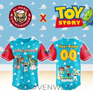 El Paso Chihuahuas Toy Story Inspired Baseball Jersey by Drovenwear.com