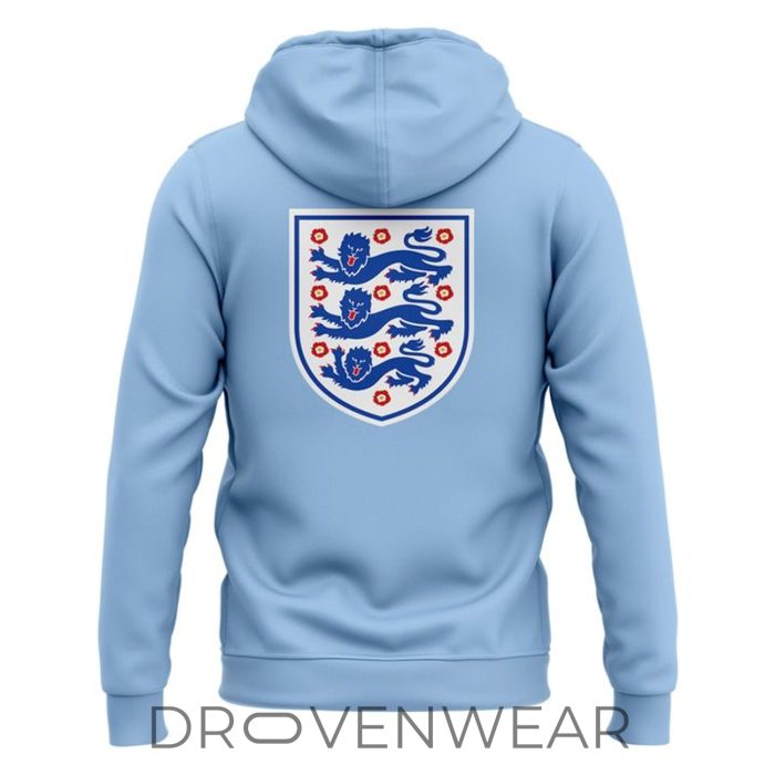 England Football World Cup 2026 Full Zip Fan Hoodie - Image 3