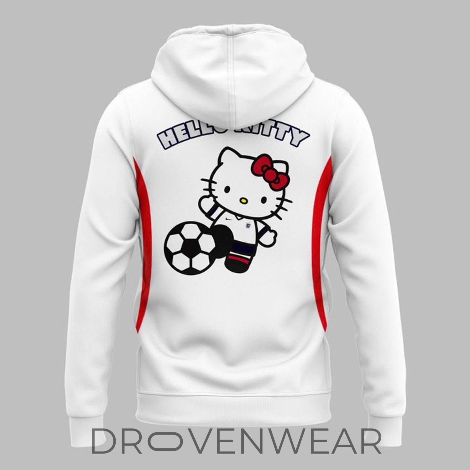 England Football x Hello Kitty World Cup Pullover Hoodie 2026 England Football x Hello Kitty World Cup Pullover Hoodie 2026