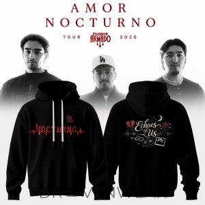 Eslabn Armado Amor Nocturno Heartbeat 2026 Hoodie by Drovenwear.com