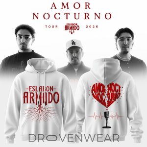 Eslabn Armado Amor Nocturno Tour 2026 Hoodie by Drovenwear.com