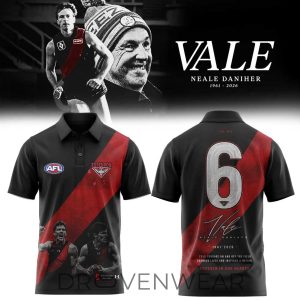 Essendon Bombers Fight MND Premium Polo Shirt by Drovenwear.com