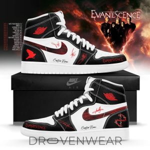 Evanescence Sanctuary Tour 2026 Air Jordan 1 Fan Shoes by Drovenwear.com