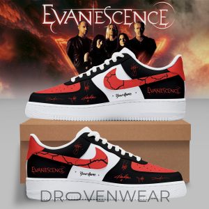 Evanescence Sanctuary World Tour 2026 AF1 Sneakers by Drovenwear.com