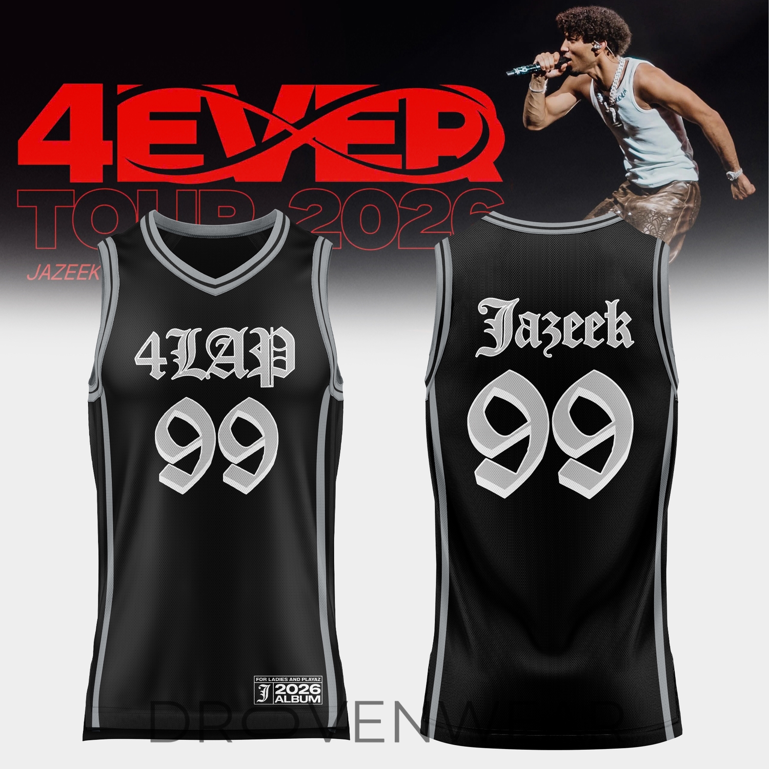 Exclusive Jazeek 4EVER 2026 Basketball Fan Jersey Exclusive Jazeek 4EVER 2026 Basketball Fan Jersey