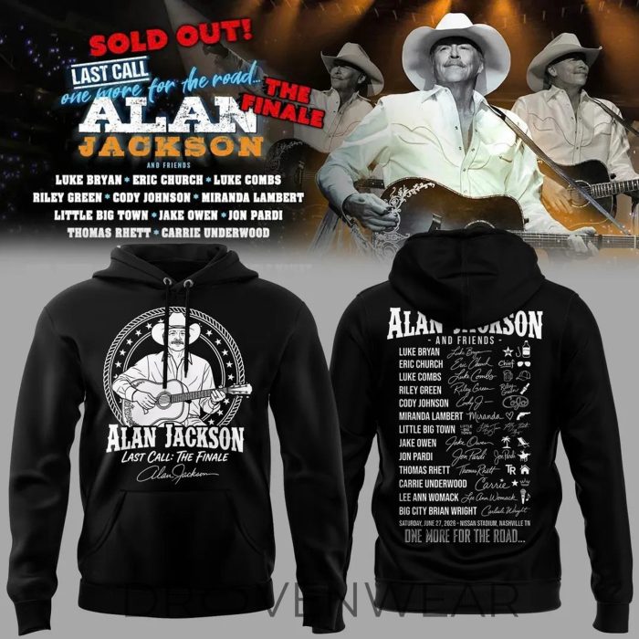 Exclusive Version Alan Jackson Last Call The Finale Farewell Tour 2026 Hoodie - Image 4