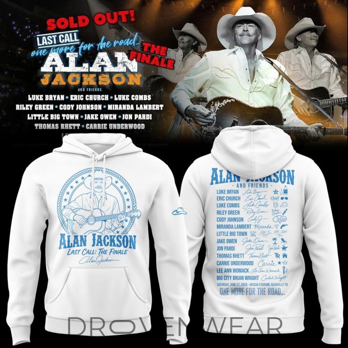 Exclusive Version Alan Jackson Last Call The Finale Farewell Tour 2026 Hoodie - Image 9