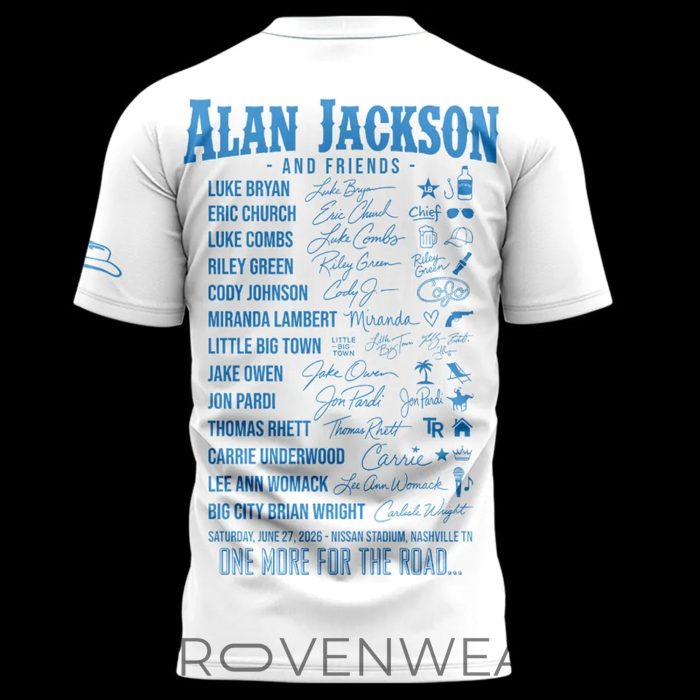 Exclusive Version Alan Jackson Last Call The Finale Farewell Tour 2026 T-Shirt - Image 10