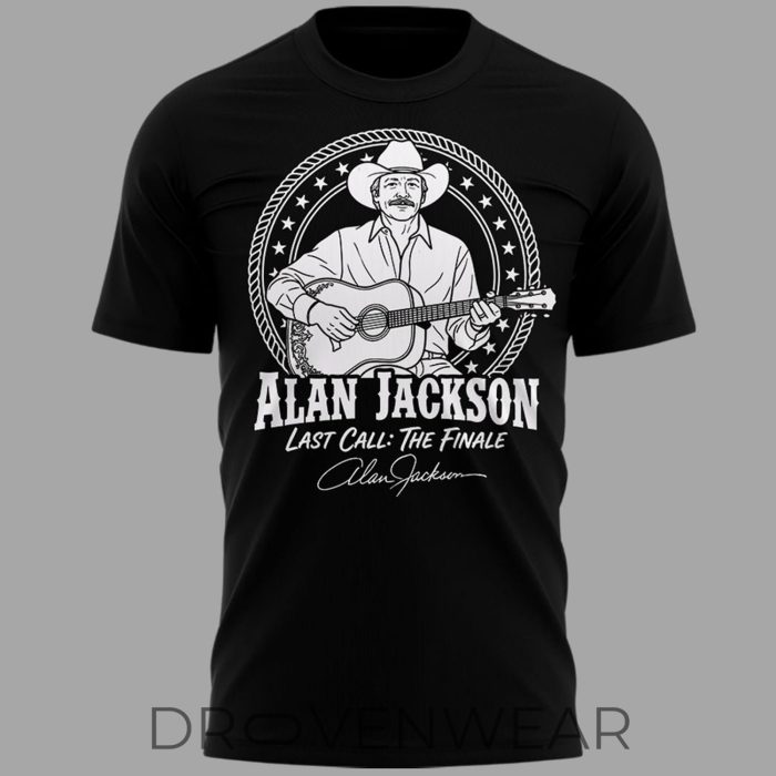 Exclusive Version Alan Jackson Last Call The Finale Farewell Tour 2026 T-Shirt - Image 14
