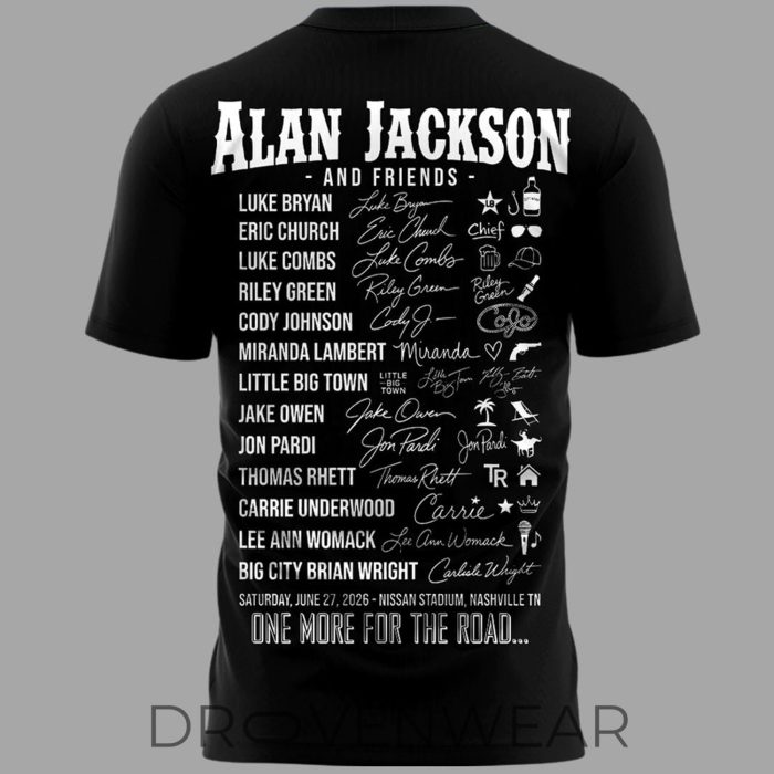 Exclusive Version Alan Jackson Last Call The Finale Farewell Tour 2026 T-Shirt - Image 15