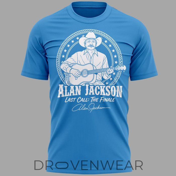 Exclusive Version Alan Jackson Last Call The Finale Farewell Tour 2026 T-Shirt - Image 4