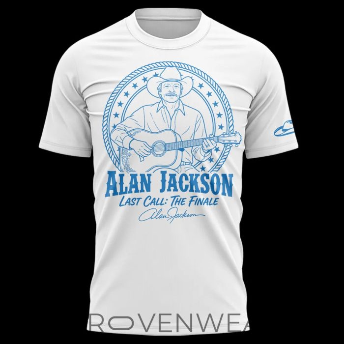 Exclusive Version Alan Jackson Last Call The Finale Farewell Tour 2026 T-Shirt - Image 9
