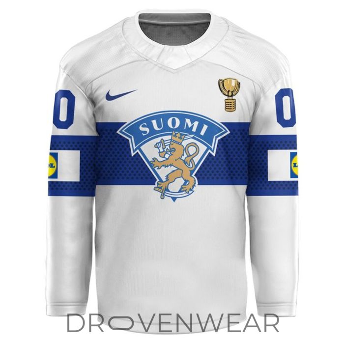 Finland 2026 World Champion Custom Ice Hockey Jersey - Image 2
