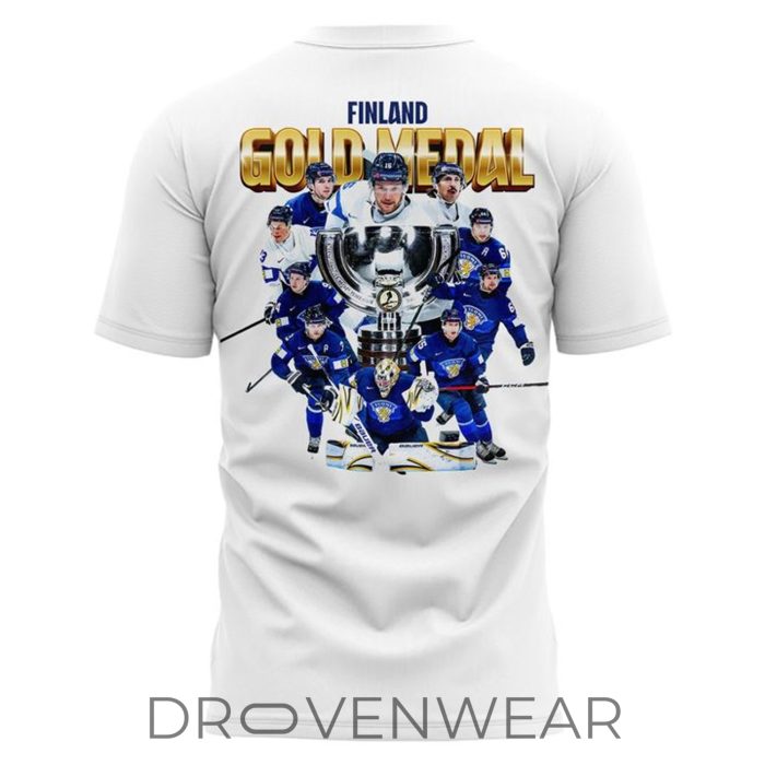 Finland Leijonat World Champions 2026 Celebration T-Shirt - Image 3
