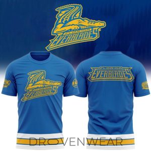 Florida Everblades Affiliation Night Fan Tee Jersey 2026 by Drovenwear.com
