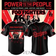 Foo Fighters Power To The People MLB Fan Tribute Baseball Jersey Version 2 - Image 2