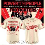 Foo Fighters Power To The People MLB Team Crossover Baseball Jersey Version 1 - Image 2
