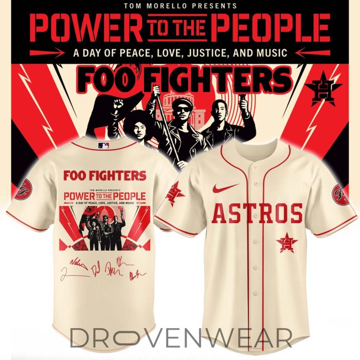 Foo Fighters Power To The People MLB Team Crossover Baseball Jersey Version 1 - Image 4