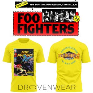 Foo Fighters Secret New Jersey Performance Graphic Tee by Drovenwear.com